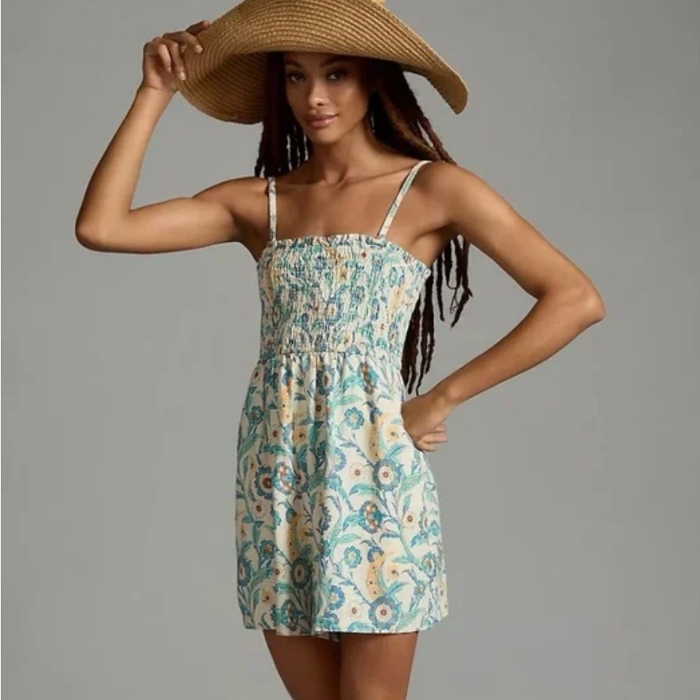 Pilcro smocked romper nwot